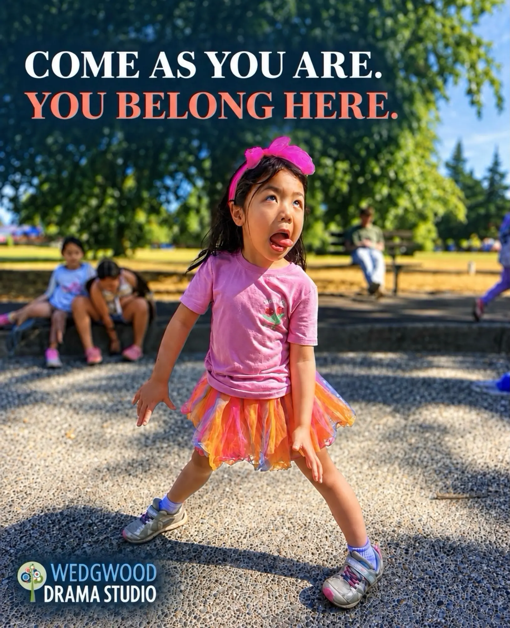 Drama is for everyone!
At Wedgwood Drama, actors get the freedom to be bold, be themselves, and try something new.
Registration is open for break camps. Come see why families keep coming back.