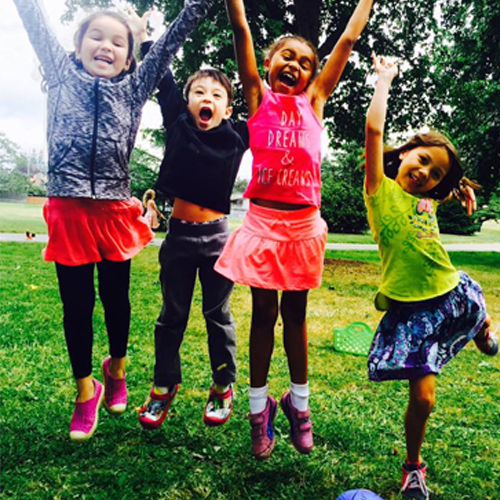 jumping kids