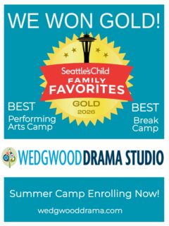 We’re incredibly honored to be voted a Seattle’s Child Family Favorites GOLD winner for both Performing Arts Camp and Break Camp.
For 17+ summers, Wedgwood Drama Studio has been creating original stories, making movies, building confidence, and giving young people a place to take creative risks, make friends, and shine.
To every family who voted, enrolled, returned year after year, and trusted us with your kids: thank you.
This recognition means so much because it came from you.
Summer camp enrollment is happening now, and we can’t wait for another unforgettable season.
🔗 wedgwooddrama.com
#NESeattle
#NorthSeattle
#SeattleSummerCamp
#SeattleMomsAndDads
#PerformingArtsCamp